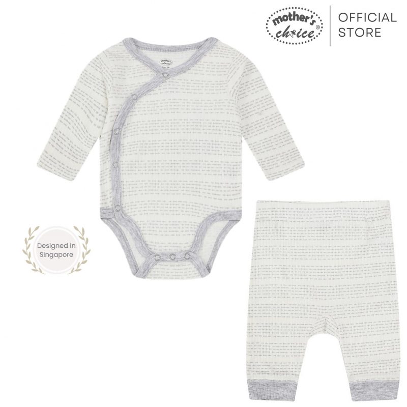 Body dài tay phong cách Nhật Bản kèm theo quần dài Mother's Choice (dòng Infancie cao cấp)